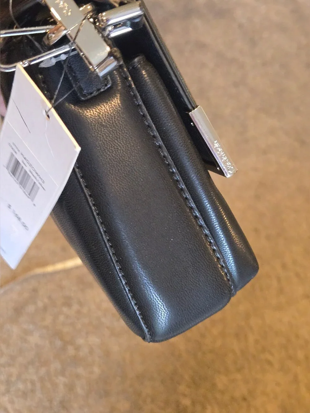 Calvin Klein Mica Flap Convertible Shoulder Bag - Black